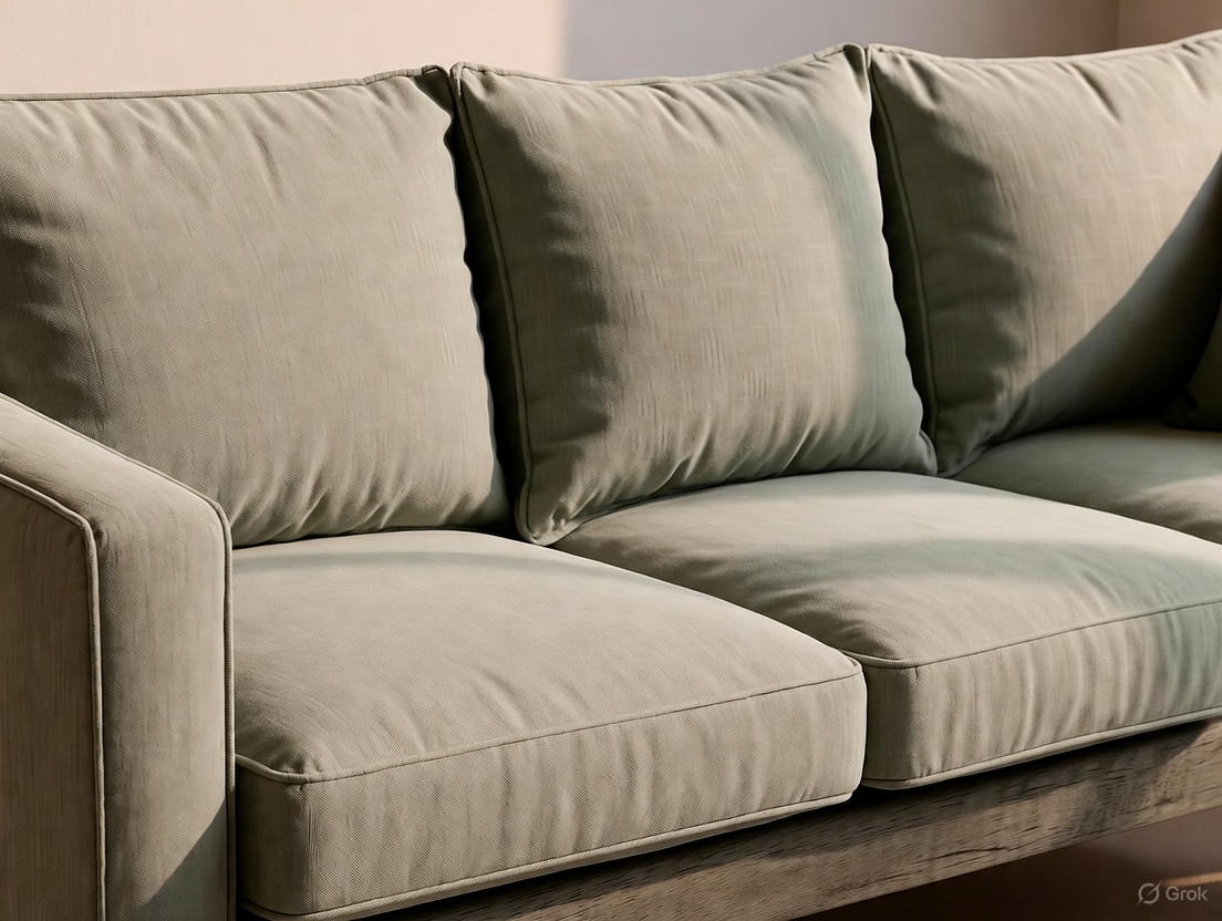 Canapé 3 places en tissu recyclé